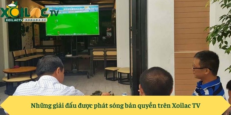 Những giải đấu được phát sóng bản quyền trên Xoilac TV